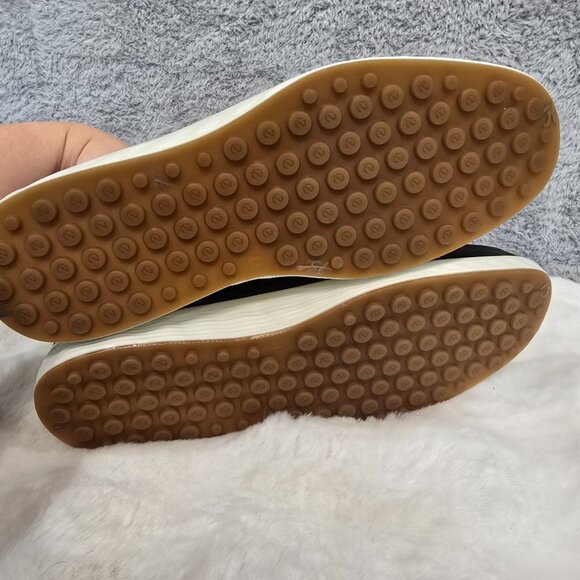 Ecco Men's S Lite Black Nubuck Leather Slip On Moc Shoe Sizes  NEW Resort Prep - Picture 5 of 9